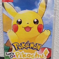 Pokémon Let's Go Pikachu! - Nintendo Switch Game - New Not-Opened Still Sealed - See Photos & Description 