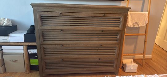 Restoration Hardware “Shutter” Bedroom Set – 2 Dressers + 2 Nightstands ($18,500+ Retail)