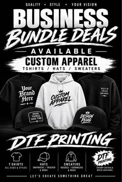 Business Custom apparel bundles
