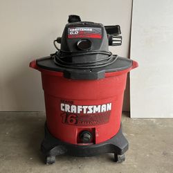 Craftsman  Wet and Dry Vacuum 16 Gallon And 6 Hp