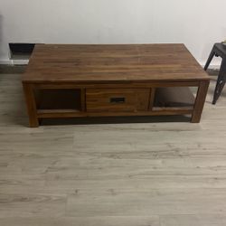 Solid Wood Coffee Table 