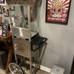 Vintage popcorn Machine 