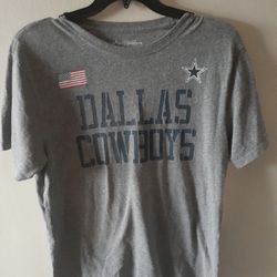 NFL Apparel Dallas Cowboys Military Salute T-Shirt Adult Large Gray