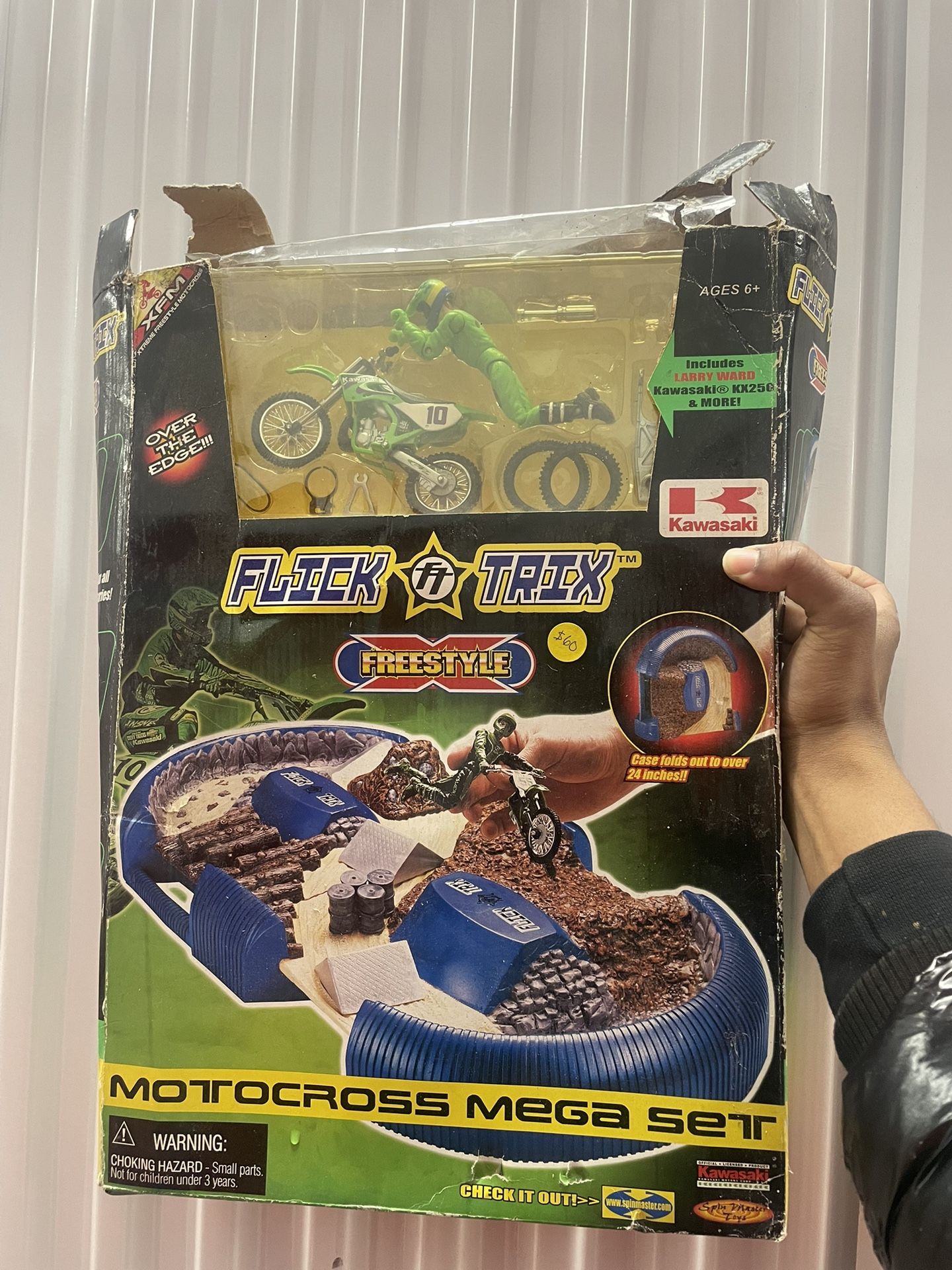 Vintage 2000 Flick Trix Xtreme Freestyle Motocross Arena Spin Master Toys