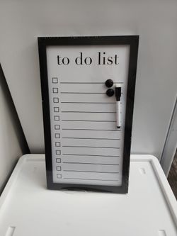 Dryer erase To Do List. Office, Home organizer