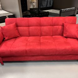 NEW💥Red Sofa Bed ,Futon