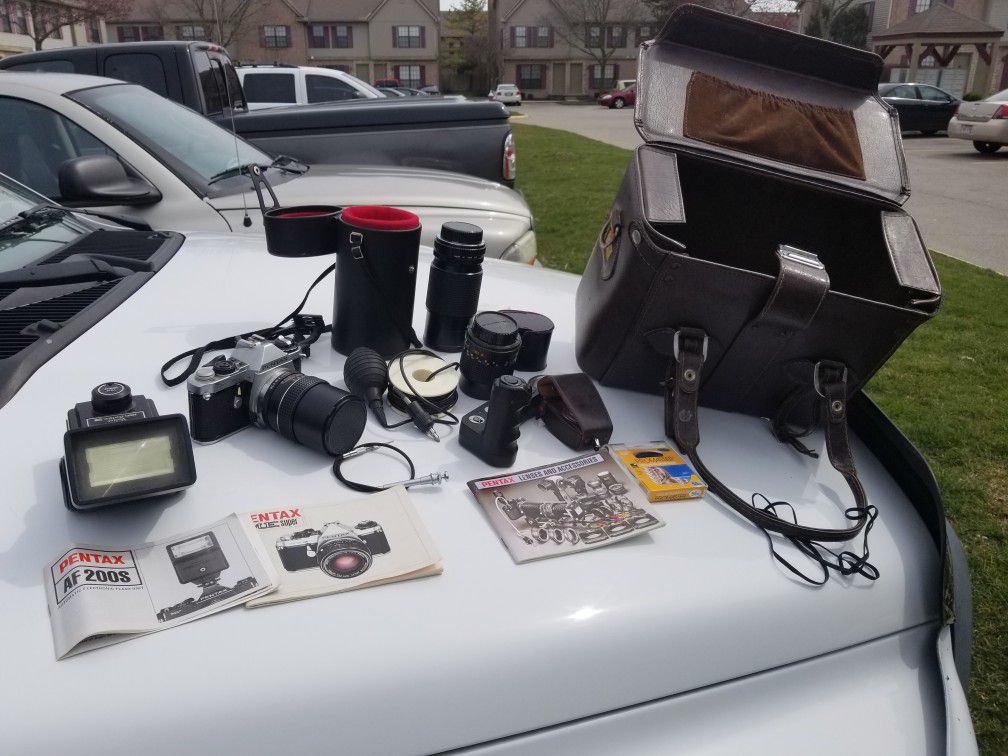 35mm Camera Equipment and lens bag sale flash