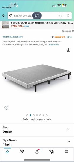 Smart box spring brand new