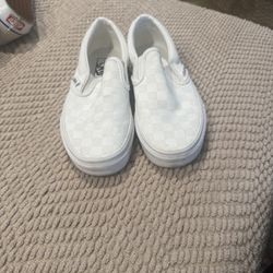 Vans White Checkered 