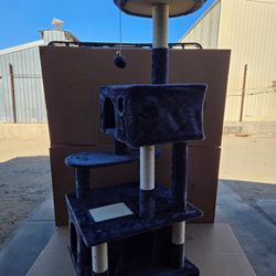 New Grey Cat Tree 70"
