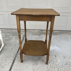 Light Oak Lamp, Side, End Table