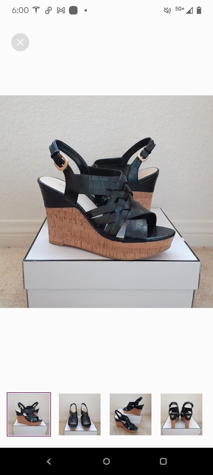 Guess Wedges Women's Size 8 BOGO 50%