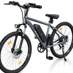 isinwheel M10 Electric Commuter Bike 500W 36V 20 MPH 46 Mile Range New Black Color 