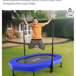 Indoor trampoline for 2