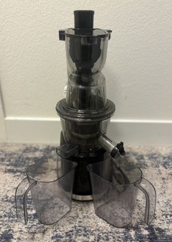 Aeitto Masticating Juicer Machine, Cold Press, Wide 3.3-in Auger, High Juice Yield, Easy Clean, 900ml Cup, Reverse