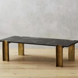 CB2 Alcide Marble Coffee Table- Like New $450