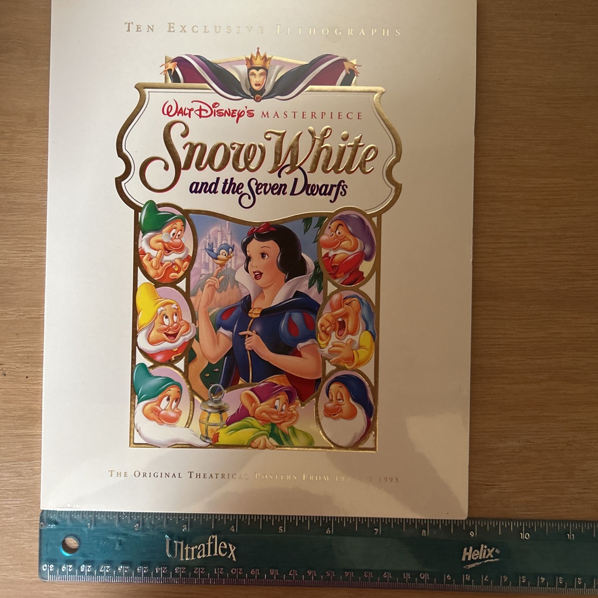 Disney Snow White Lithographs 1(contact info removed) Still Sealed, NEW