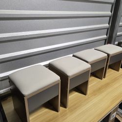 New small leather cover stools
Very sturdy and strong new condition
They come 2 different sizes 