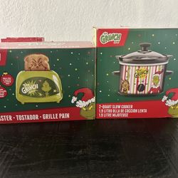 Grinch Toaster And Slow Cooker Combo