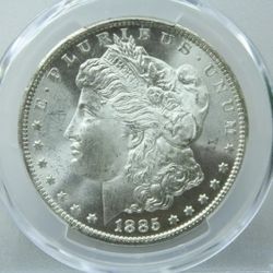 1885-CC $1 Silver Morgan Dollar 
