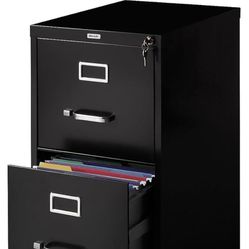 W2-Drawer Vertical File Cabinet, Metal Cabinet, Medicine Cabinet