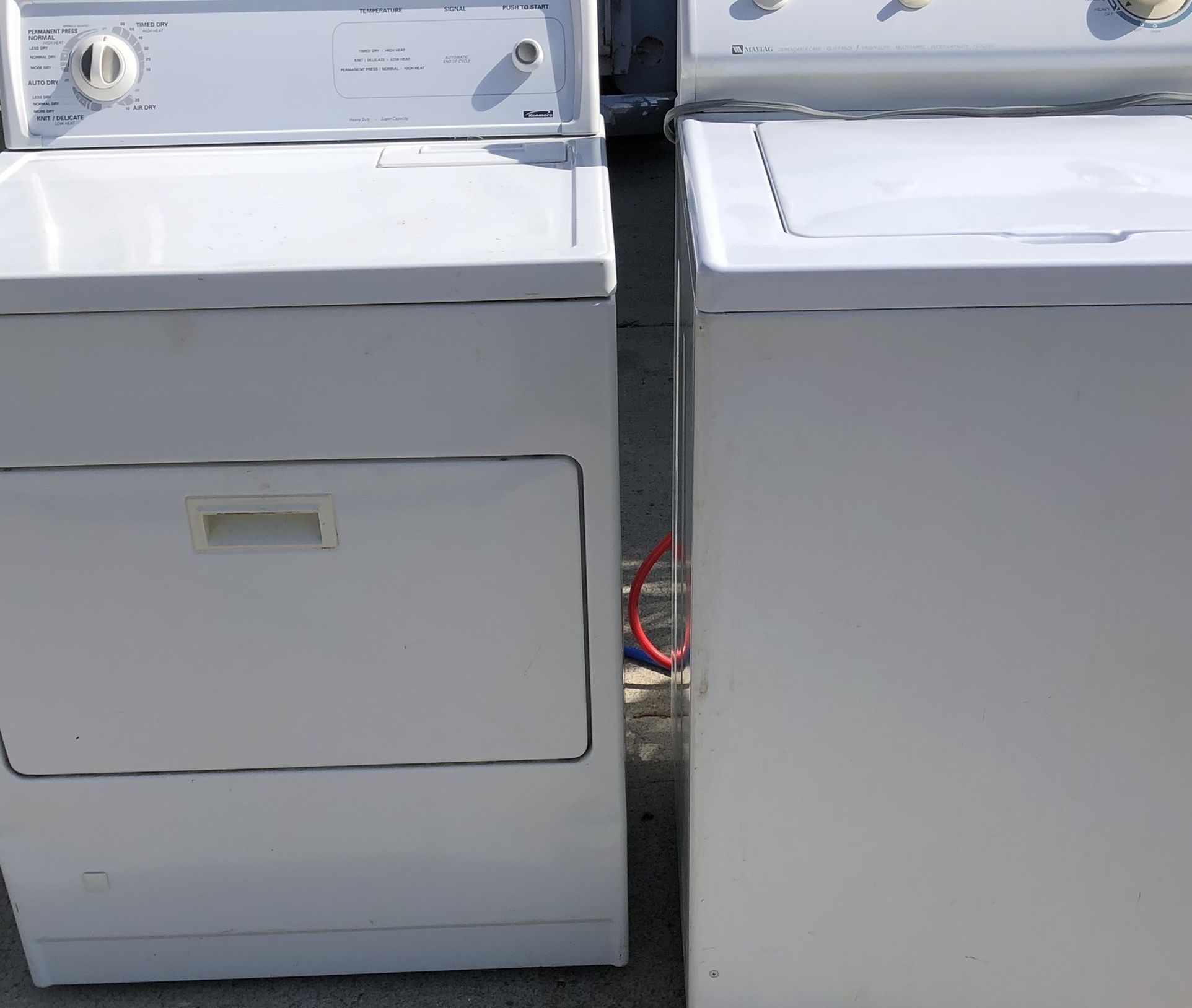 Kenmore Gas Dryer And Maytag Washer $220
