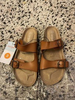 Cat & Jack Leather Kids Sandals