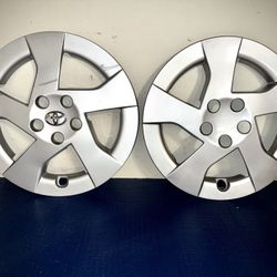 2 TOYOTA PRIUS 16” OEM Hubcaps