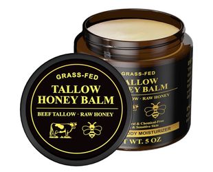 Beef Tallow for Skin, Tallow and Honey Balm,