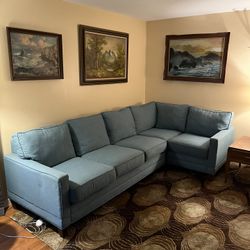 Blue Sectional Couch