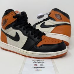 USED 2015 NIKE AIR JORDAN RETRO 1 SHATTERED BACKBOARD SIZE 8