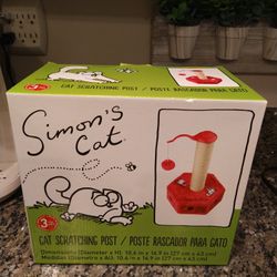 Simon's Cat scratch post