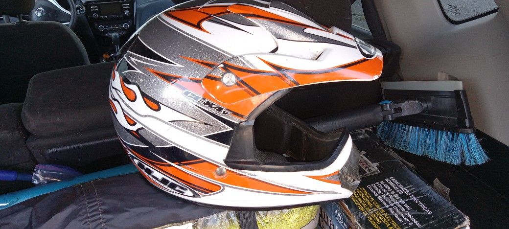 Factory Size XXL HJC factory Dot Approved Fullface Motorcross Helmet In Hjc Storage Bag