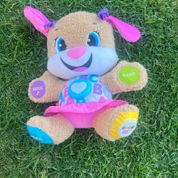 Fisher-Price Baby & Toddler Toy Laugh & Learn Smart Stages Puppy Musical PlushAges 6+ Months