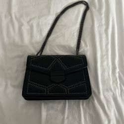 Black Studded Purse