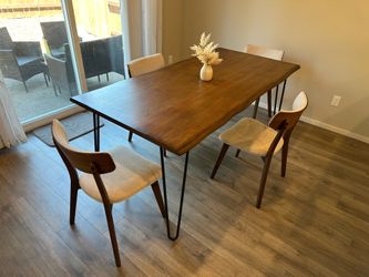 72” World Market table chairs