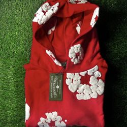 Red Denim Tears Hoodie