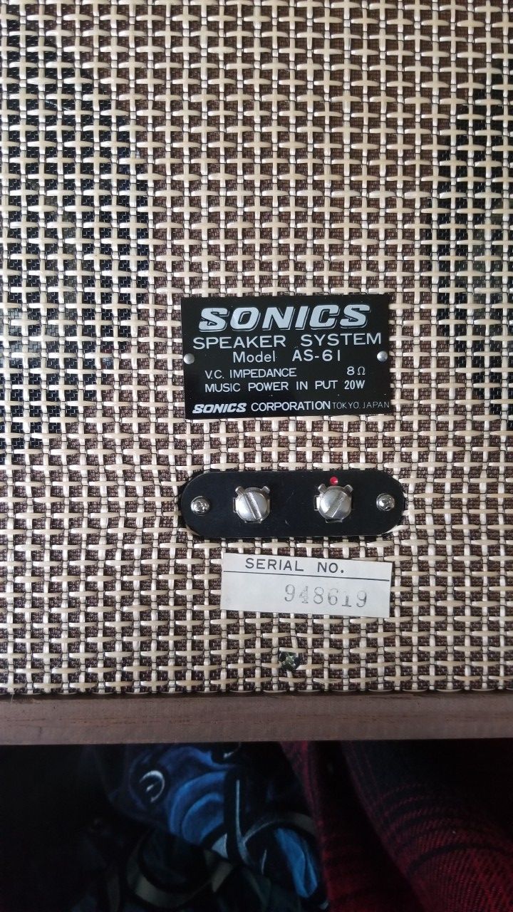 Sonics AS-61 Speaker System (Vintage Pair) for Sale in Columbus, OH -  OfferUp