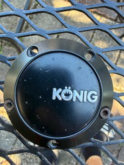 König Wheel Center Cap Black