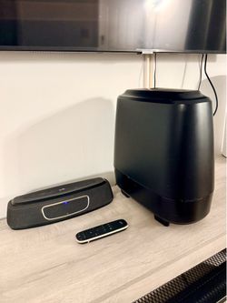 Polk Magnifi Mini Soundbar & Subwoofer Black HDMI Optical AUX USB Ethernet