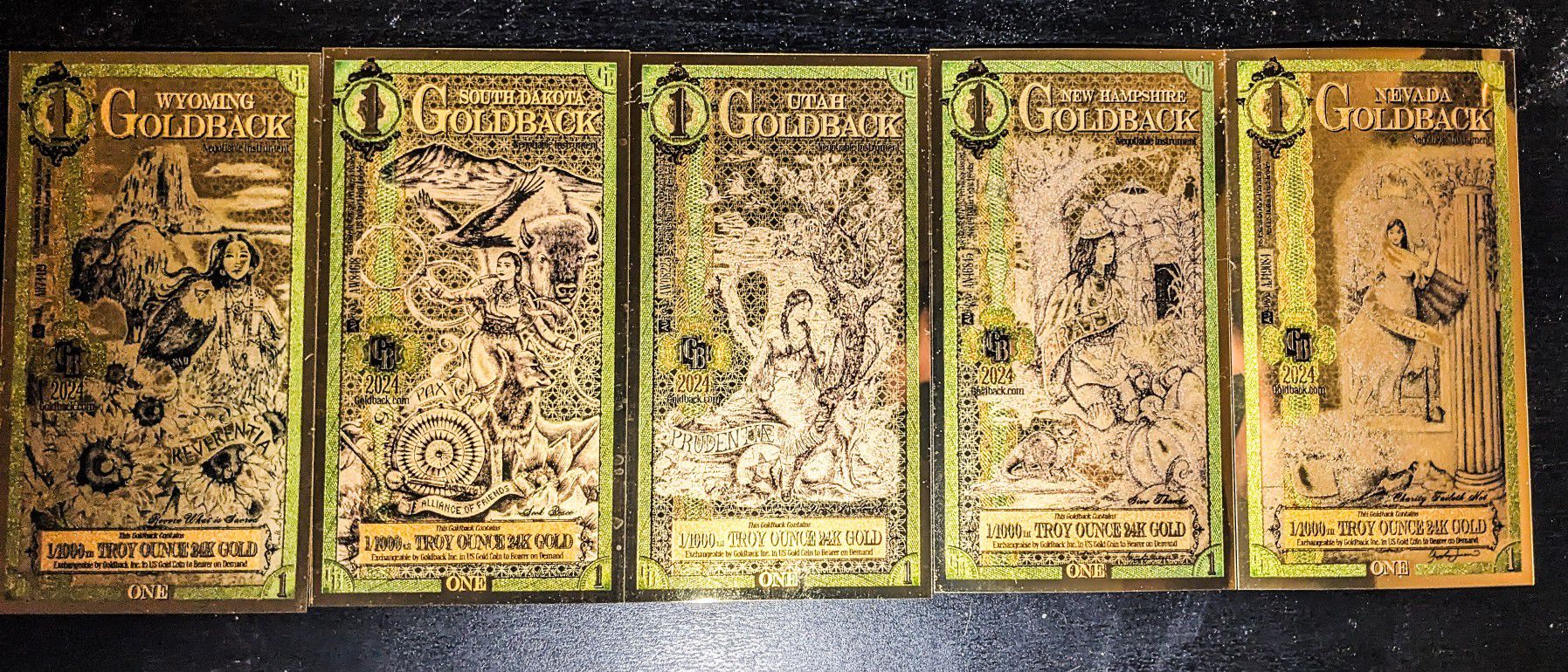 5 Goldbacks From Each State