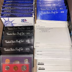 LOTS OF PROOF COIN AND MINT SETS