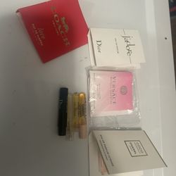 8 Sample Size Designer Perfume Chanel, Dior, Versace, Coach Etc
