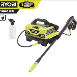 RYOBI 1800 PSI 1.2 GPM Cold Water Corded Electric Pressure Washer=Ryb-874