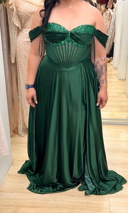 Green dress