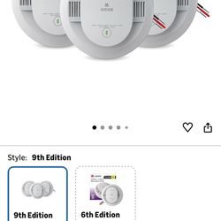 Smoke And Carbon Monoxide Alarms 3 Pack