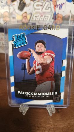 Patrick Mahomes II Donruss Rated Rookie Card