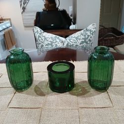 Bud Vase Set/ Candle Holder 
