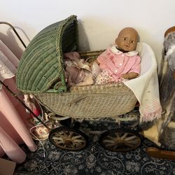 Antique Doll Stroller 