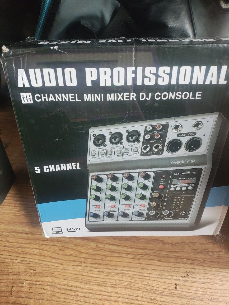 Audio Professional 5 Channel Mixer
